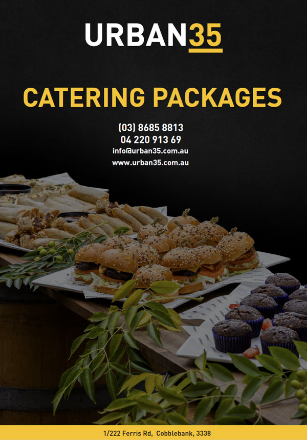 Catering Menu August 2024