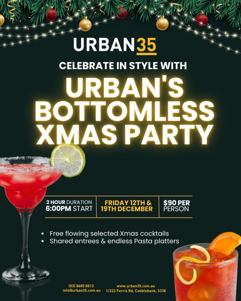 Christmas at Urban35 Melton